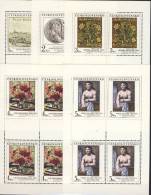 #Czechoslovakia 1981. [59]. Paintings. Peintures. Gemälde. Sheetlets. Michel 2641-45. MNH(**) - Blocks & Sheetlets