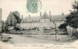 89 - SAINT-BRIS - La Mairie Et L'Eglise (date 1905) - Saint Bris Le Vineux