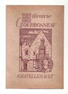 Protège Livre Offert Par La Librairie Gourdonneau à Châtellerault (86) Des Années 1960 - Schutzumschläge