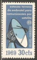 Brazil 1969 Mi# 1203 (*) Mint No Gum - Inauguration Of EMBRATEL / Radar Antenna / Space - Ongebruikt
