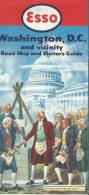 USA/Washington DC  An Vicinity//Road Map And Visitor´s  Guide/  ESSO/1952        PGC13 - Callejero