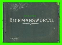 RICKMANSWORTH, ENGLAND - ALBUM OF 12 PICTURES 20 X 14 Cm - PUBLISHED BY E. S. BROWN, THE LIBRARY - - Hertfordshire