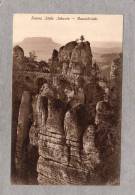 36484   Germania,     Bastei -  Sachs.  Schweiz -  Basteibrucke,  NV - Bastei (sächs. Schweiz)