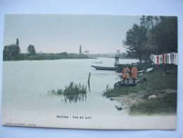 Ma Réf: 75-19-43.             SEICHES     Vue Du Loir.      ( Colorisée ). - Seiches Sur Le Loir