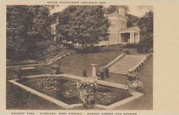 West Virginia Wheeling Oglebay Park Sunken Garden And Mansion Albertype - Wheeling