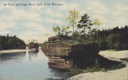 Wisconsin Dells Of The Wisconsin Ink Stand And Sugar Bowl - Sonstige & Ohne Zuordnung