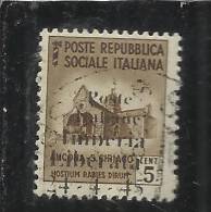 CLN IMPERIA 1945 CENT. 5  TIMBRATO - Comitato Di Liberazione Nazionale (CLN)