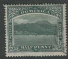 DOMINICA 1908 1/2d Roseau SG 47b U HV21 - Dominica (...-1978)