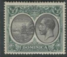 DOMINICA 1923 1/2d KGV + Ship SG 71 HM HV61 - Dominique (...-1978)