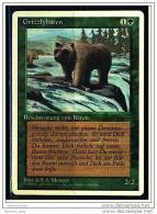 Karte Magic The Gathering  -  Beschwörung Von Bären  -  Grizzlybären  -  Deutsch - Altri & Non Classificati