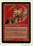 Karte Magic The Gathering  -  Wütender Goblin  -  Beschwörung Eines Goblins  -  Deutsch - Sonstige & Ohne Zuordnung
