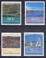 New Zealand 1990 Anniversaries - Views Set Of 4 Used - Oblitérés