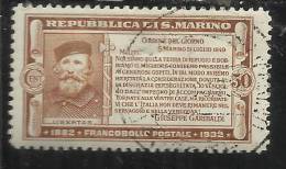 SAN MARINO 1932  GARIBALDI C.50 USED - Used Stamps