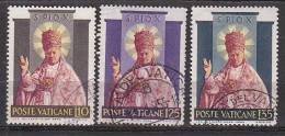 Z1610 - VATICANO SASSONE N°182/84 - VATICAN Yv N°200/02 - Gebraucht