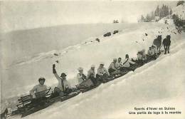 Fev13 932 : Sport D'hiver En Suisse  -  Luge - Port