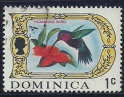 Dominica 1969 Birds Aves Oiseaux Vegels - Purple-throated Carib - Eulampis Jugularis Canc - Colibríes