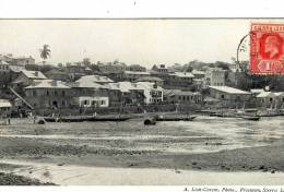 CPA ( AFRIQUE ) SIERRA LEONE View From Susans  Bay  Freetown - Sierra Leone