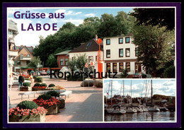 POSTKARTE LABOE KIELER FÖRDE ALTES VERKEHRZEICHEN ACHTUNG KINDER BOJE APOTHEKDE VW Postcard Cpa AK Ansichtskarte - Laboe