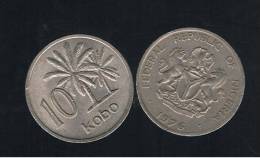 NIGERIA -  10 Kobo  1976  KM10 - Nigeria