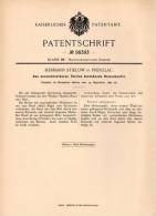Original Patentschrift - H. Stielow In Prenzlau , 1897 , Holzschaufe Aus Mehreren Teilen , Schaufel , Bau , Spaten !!! - Prenzlau