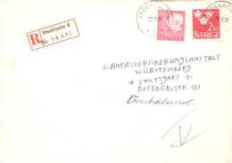 Schweden / Sweden - Umschlag Echt Gelaufen / Cover Used (Y685) - Brieven En Documenten