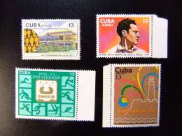 CUBA    1979          CUATRO SELLOS       Aereos    270 / 311 / 314 / 316   (*) - Poste Aérienne