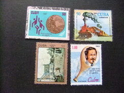 CUBA   SELLOS DE LAS HOJAS BLOQUE  Yvert  N º 39 - 53 - 64 - 75  (*) - Unused Stamps