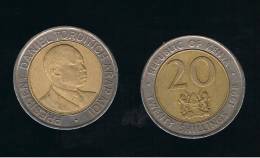 KENYA -  20  Shilling  1998  KM32 - Kenya