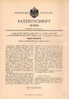 Original Patentschrift - G. Girou - Lanauze In Castelmoron Sur Lot , 1896 , Brosse Souple, Soies Pour Nettoyer, Polir !! - Castelmoron