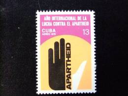 CUBA  1978  AÑO INTERNACIONAL CONTRA LA LUCHA    APARTHEID    Yvert  N º  PA 303  (*) - Luchtpost