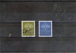 1959- EUROPA-CEPT / BRD  Y&T No 193/194 - 1959