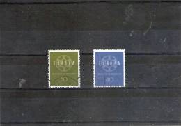 1959- EUROPA-CEPT / BRD  Y&T No 193/194 - 1959