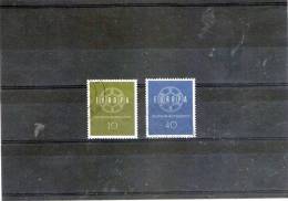 1959- EUROPA-CEPT / BRD  Y&T No 193/194 - 1959