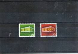 1969 - EUROPA-CEPT / BRD  Y&T No 446/447 - 1969