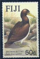 Fiji 1985 Birds Aves Oiseaux Vegels - Brown Booby - Sula Leucogaster MLH - Marine Web-footed Birds