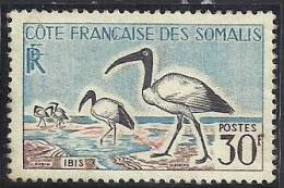 French Somali Coast 1960  Birds Aves Oiseaux Vegels - Sacred Ibis -Threskiornis Aethiopicus MNH - Cigognes & échassiers