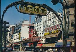 75 -- Paris -- Le Moulin Rouge - Metro