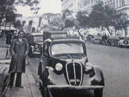 CPSM —>Rome Italie Roma Ferrovia : 18/8/1949 Premiers Timbres Après... Voitures Automobiles Sur La Via Vitorio - Transport