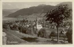 Unterägeri - Dorf Mit Kirche           1935 - Unterägeri