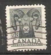 Canada  1953  National Wild Life Week  (o) American Bighorn - Oblitérés