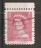 Canada  1953  Queen Elizabeth II  (o) 3c - Oblitérés