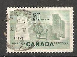 Canada  1953  Textile Industry (o) - Oblitérés