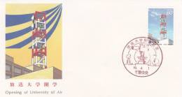 Japan 1985 Opening Of  University Of  Air NCC FDC - FDC