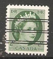 Canada  1954-62  Queen Elizabeth II (o) 2c - Vorausentwertungen