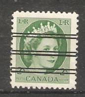 Canada  1954-62  Queen Elizabeth II (o) 2c - Préoblitérés