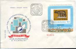 Romania-First Day Cover 1978-Essen, European Day Of Philately-International Fair For Stamps - Andere & Zonder Classificatie