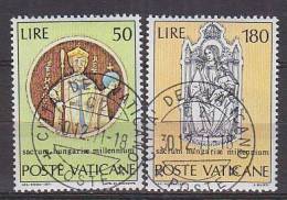 Z1801 - VATICANO SASSONE N°513/14 - VATICAN Yv N°531/32 - Used Stamps