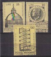 Z1803 - VATICANO SASSONE N°515/17 - VATICAN Yv N°533/35 - Oblitérés