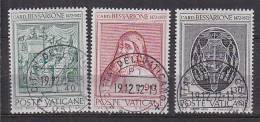 Z1811 - VATICANO SASSONE N°529/31 - VATICAN Yv N°549/51 - Used Stamps