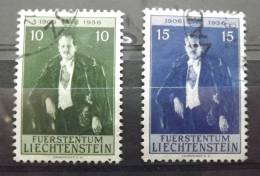 Liechtenstein 1956 YT 309/310 Oblitérés - Used Stamps